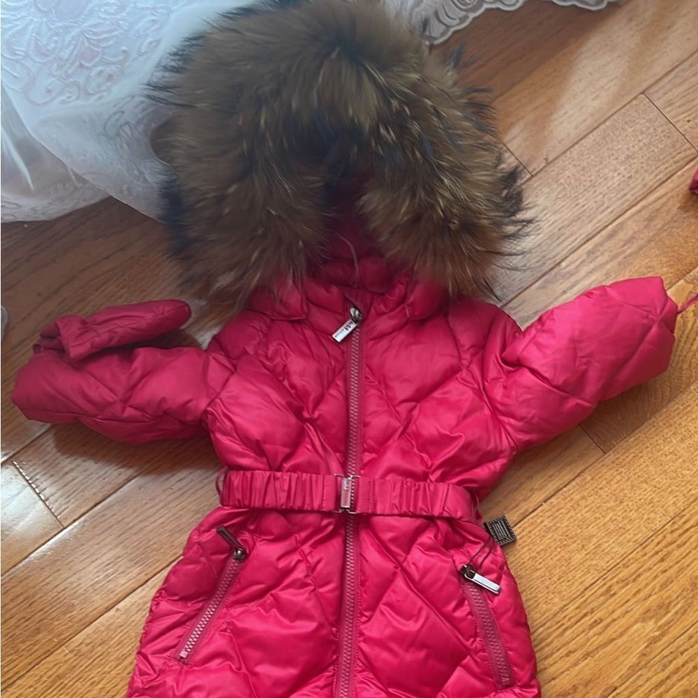 ADD Down fur Trimmed Snowsuit